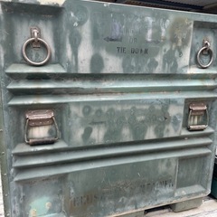 軽トラ荷台に😁米軍放出品😁FRPコンテナ❗️現状😊の画像