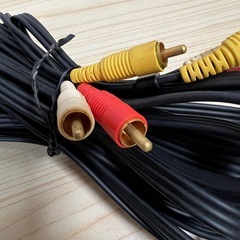 ELPA RCAケーブル 5メートル 黒 RCA オーディオ ビデオの画像