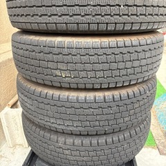 JECT 12インチ 鉄チン スチール ホイール スタッドレス 4本 3.50B +45 4穴 PCD 100の画像