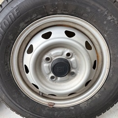 JECT 12インチ 鉄チン スチール ホイール スタッドレス 4本 3.50B +45 4穴 PCD 100の画像