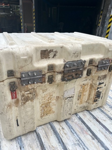 ①米軍放出品?輸送保管ケース‼️大型ハードケース?現状? (ダイヤA 