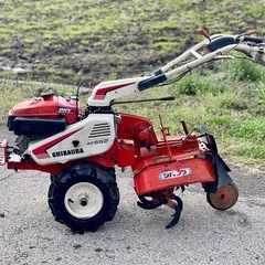 シバウラ　KF552 6馬力 管理機 耕運機　 ガソリンエンジン　作動品　引き取り限定の画像