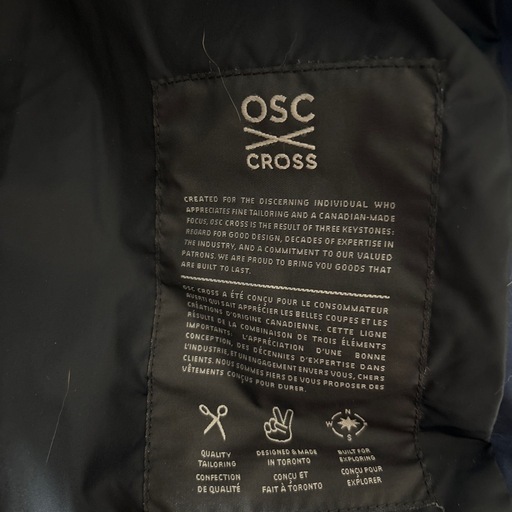 OSC   CROSS ダウンジャケット