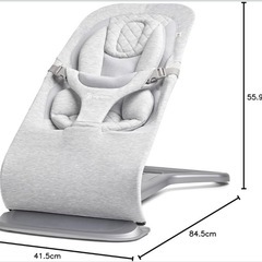 Ergobaby evolve バウンサー 3in1 ライトグレー 新生児対応の画像