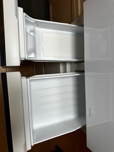 パナソニック 冷凍冷蔵庫 NR-E431GV-W（ミラー仕様・美品）