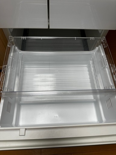 パナソニック 冷凍冷蔵庫 NR-E431GV-W（ミラー仕様・美品）