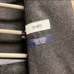 SHIPS グレー テーラードジャケット(上下セット)の画像