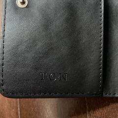 ＴＣＮ       紳士 新品未使用 折りたたみ財布  の画像