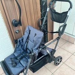 双子・兄弟に◎ KATOJI 二人乗りベビーカーの画像