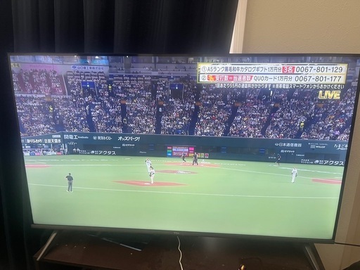 43インチ　TCL TV Google TV機能付き　43P735 2022製