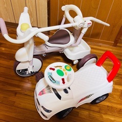 iimo TRICYCLE 三輪車　　サウンドレーサー足蹴り車の画像