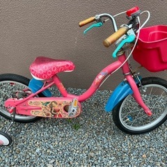 女の子　自転車　コマ付き　年長　1年生　15 16の画像