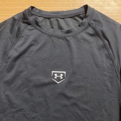 【野球部応援‼️】UNDER ARMOUR  パワーシャツ　七分袖②の画像