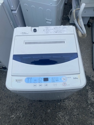 NO B965?福岡市内配送設置無料✨?YWM-T50G1 5.0kg 全自動洗濯機