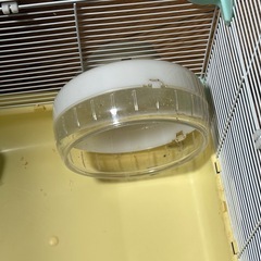 ハムスターケージ　回し車餌入れ付きの画像