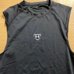 【野球部応援‼️】UNDER ARMOUR  パワーシャツ　ノースリーブの画像