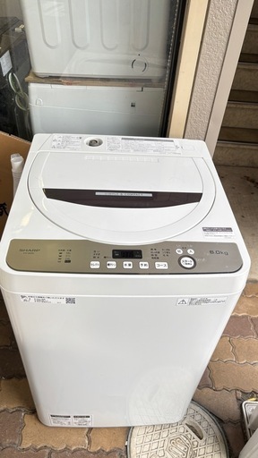 洗濯機(SHARP 2020年製　6kg)