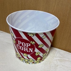 ポップコーン柄 小物入れ　ゴミ箱の画像