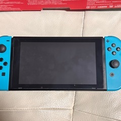 オンライン決済対応可【中古品】Nintendo Switch(ジョイコン ネオンブルー)【動作確認済】の画像