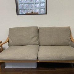 中古美品、ニトリ アルナスKD 3人掛けソファの画像