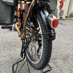 パナソニック 電動アシスト自転車 子供乗せ付き 20インチ バッテリー・充電器付きの画像