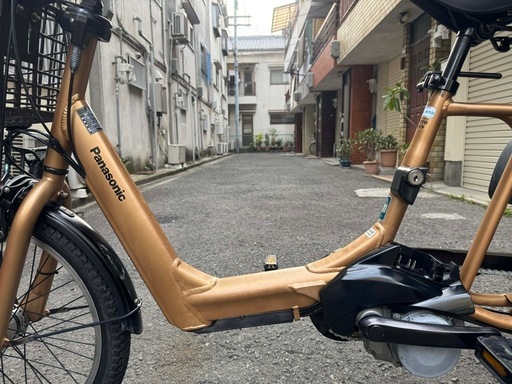 パナソニック 電動アシスト自転車 子供乗せ付き 20インチ バッテリー・充電器付き