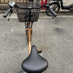 パナソニック 電動アシスト自転車 子供乗せ付き 20インチ バッテリー・充電器付きの画像