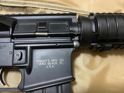 【電動ガン】東京マルイM4 SR-16カスタム（Tコネクタ・QDメカボ・GBB用RAS装着）ガンバッグ付