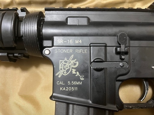 【電動ガン】東京マルイM4 SR-16カスタム（Tコネクタ・QDメカボ・GBB用RAS装着）ガンバッグ付