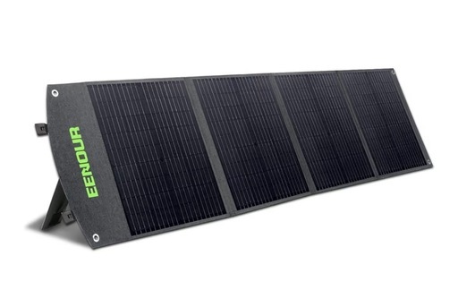 【停電対策、アウトドア】EENOUR ソーラーパネル 120W ソーラーチャージャー 折りたたみ式