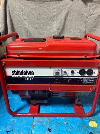 取引が無くなった為、再度投稿。発電機　　新ダイワeg-21