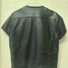 Indianモーターサイクル  革　半袖　パンチングレザーの画像