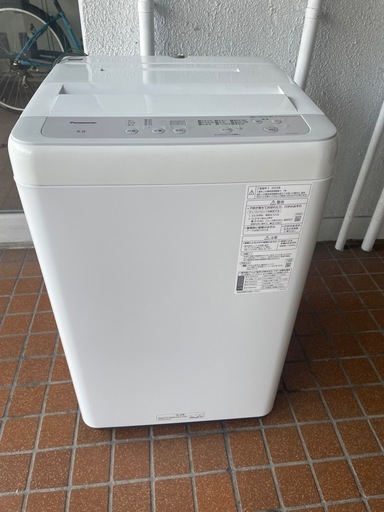 panasonic 5kg 洗濯機 2024年製.動作確認済  み