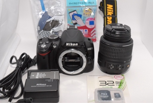 【初心者におすすめ✨】Nikon D3000 レンズキットおまけ付き