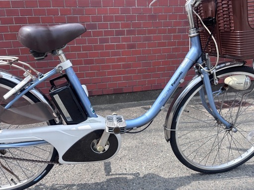 パナソニック 電動アシスト自転車 青 (くま) 東大阪の電動アシスト 