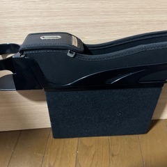 KMMOTORS 車内収納ケース ブラック シートサイドポケット　収納　コンソールボックス　サイドポケット　ドリンクホルダーの画像