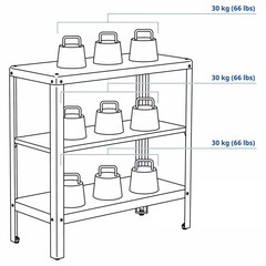 スチールシェルフの画像
