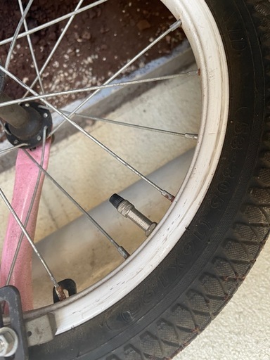 16インチ　子供用自転車　補助輪