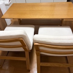 無印良品　ダイニングテーブルの画像