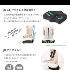 低反発　クッション　姿勢矯正の画像