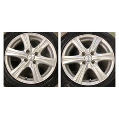 15インチ夏タイヤ ダンロップEC202 175 65 15 社外アルミホイール付き　フィット シャトル フリード等の画像