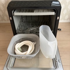 2023年購入 食洗機 サンコー ラクア  食洗機  2022年製 工事不要 付属品完備 すぐ使えます の画像