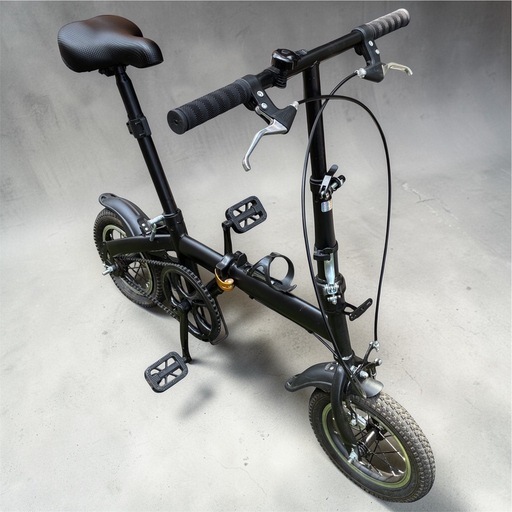 折りたたみ自転車 12インチ 軽量 コンパクト 車載OK ※後輪パンクあり 