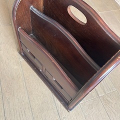 ビンテージ　便利箱 木製 収納箱 卓上 コンパクト 昭和 レトロの画像