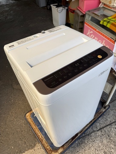 パナソニック 全自動洗濯機 洗濯 7kg つけおきコース搭載 バスポンプ内蔵 ブラウン NA-F70PB12-T