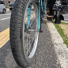 075中古 Panasonic電動アシスト自転車　8Ah 大阪の画像