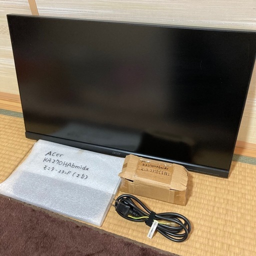 27インチモニター Acer　KA270H Abmidx スピーカー内蔵