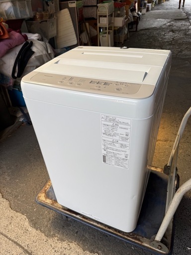 パナソニック 全自動洗濯機 7kg NA-F7B2-C エクリュベージュ ビッグウェーブ洗浄