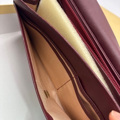 ワインレッド 長財布の画像