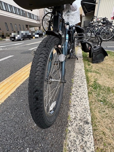 032中古ブリヂストンビッケ電動アシスト自転車　12Ah 大阪